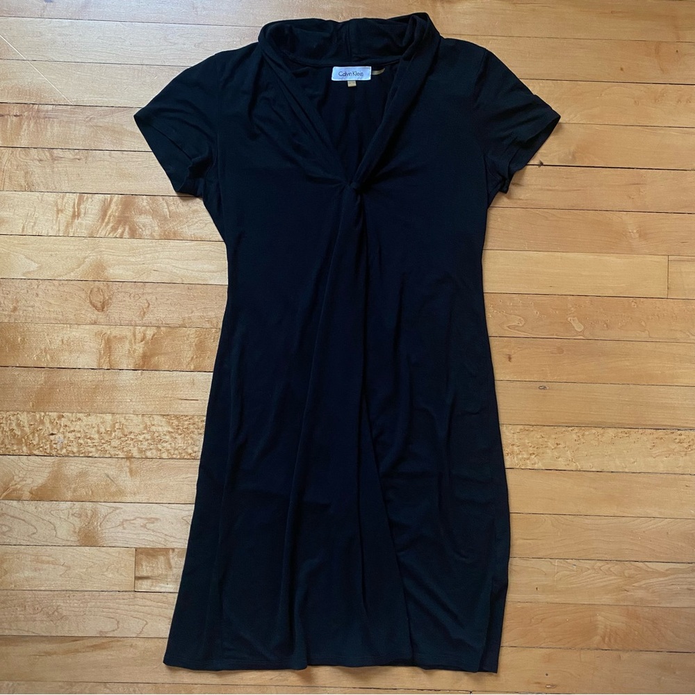 Calvin Klein Black Mini Dress- women’s size small- lightweight casual